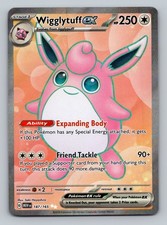 Wigglytuff ex Holo Ultra Rare SV: Scarlet & Violet 151 187/165 LP on eBay