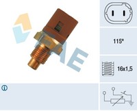 FAE KüHlmittel Wasser Temperatur Sensor 34290 FüR Renault Trafic Bus 4X4