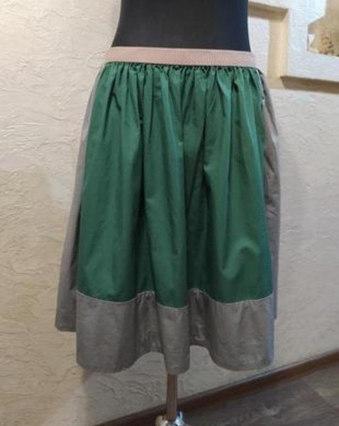 Women COS Skirt Grey Cotton 36 / S / 44
