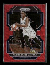 Angel McCoughtry 2022 Panini Prizm WNBA Ruby Wave #109 Minnesota Lynx