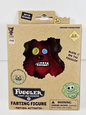 New Fuggler Ugly Monster Farting Figures 3" Red Munch Munch Motion Activated