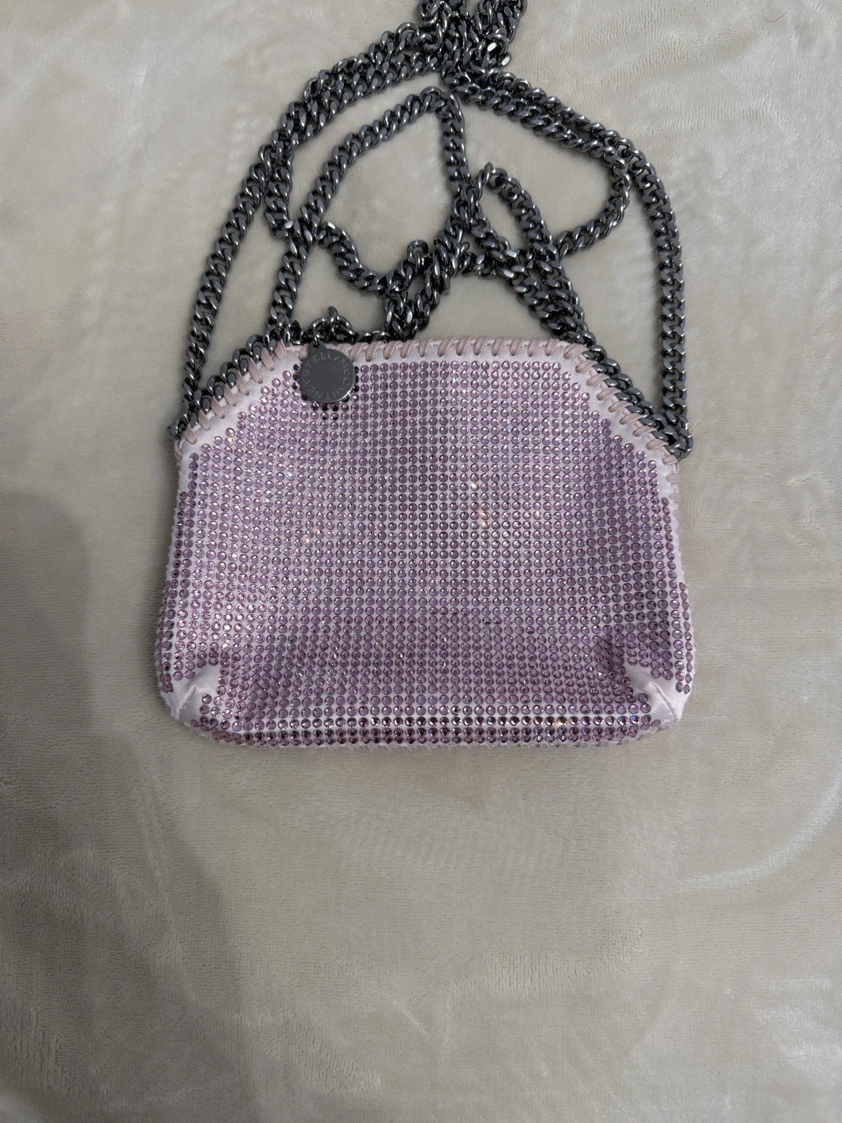 Stella McCartney — Stella McCartney Mini Allover Crystal Top-Handle Bag NWOT!