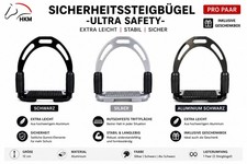 HKM Steigb&uuml;gel 12 cm Aluminium Light & Ultra Safety Sicherheitssteigb&uuml;gel