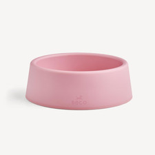 Dog Bowl, Food & Water Steady Bowl, Recycled Plastic, Candy Pink, L