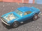 hot wheels redline heavy chevy aqua, perfect roller, hong kong