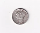 1945 Mercury Dime 90% Silver Nice Coin Beautiful Condition #1279