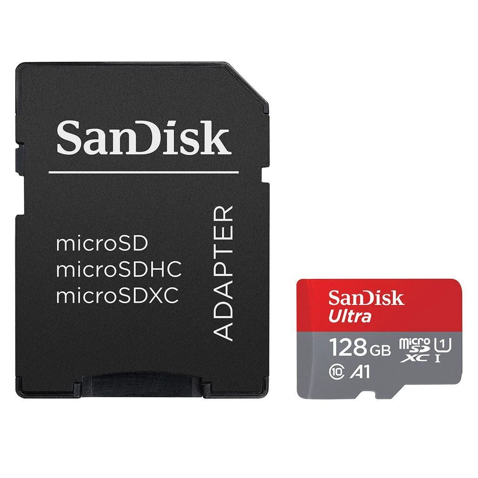 SanDisk Ultra MicroSDXC Card 140MB/s A1 C10 UHS-I & Adapter 128GB  SDSQUAB-128G - Image 3 of 3