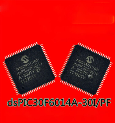DSPIC30F6014A-30I/PF DSPIC30F6014A IC MCU 16BIT 144KB FLASH TQFP80 x 1PC NEW