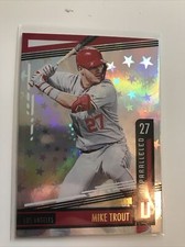 2020 Panini Chronicles Baseball Unparalleled Mike Trout Astral SP Angels
