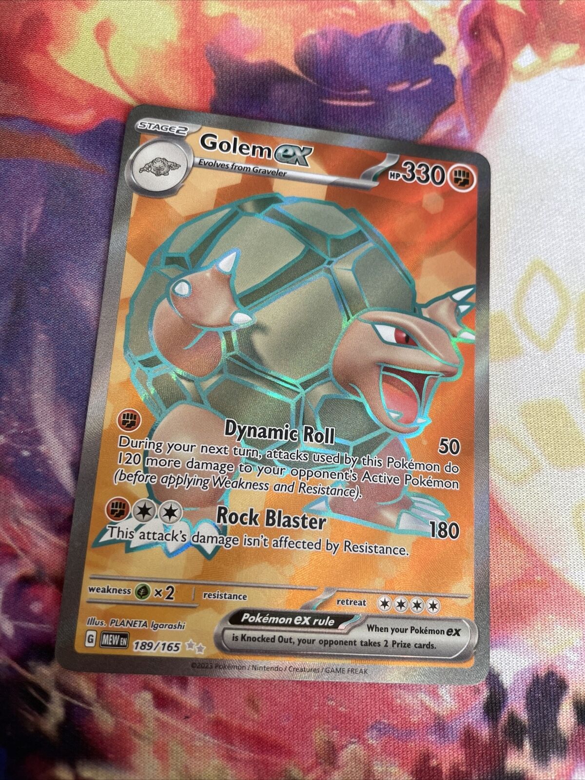 Golem ex · 151 (MEW) #189 ‹ PkmnCards