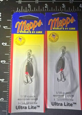 Mepps aglia Ultra-Lite 1/18 oz   fishing  lures (new in package) Lot of 2 