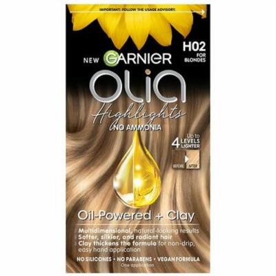 Garnier Olia At Home Hair Coloring Tool Kit  H02 for Blondes