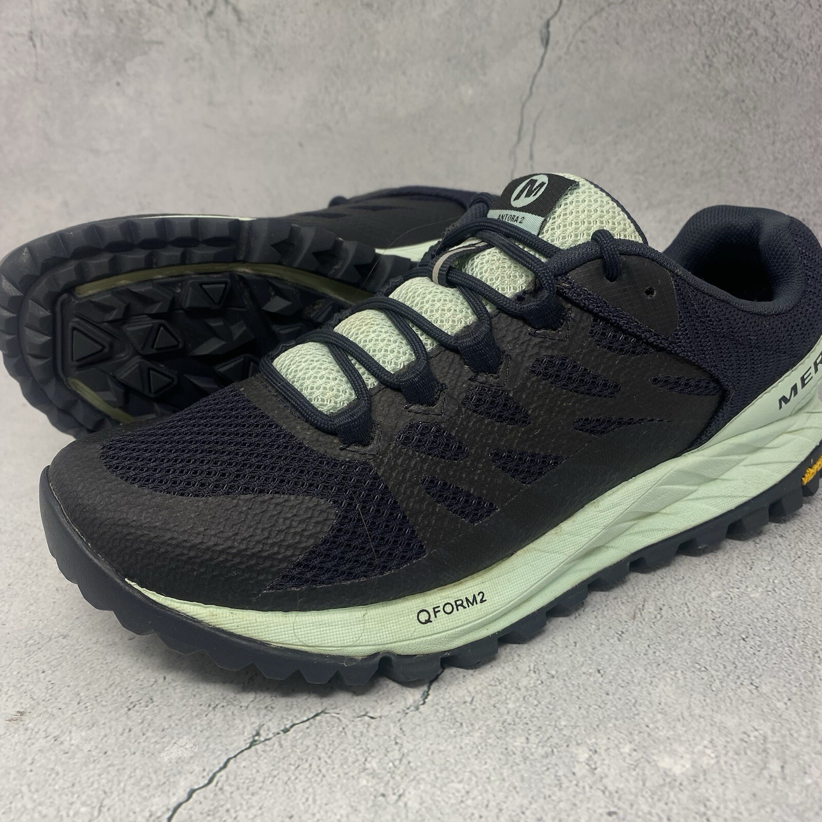 Merrell Antora 2 scarpe da trekking trail sneakers blu acqua verde donna taglia 7 M