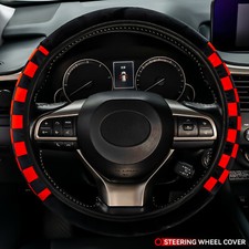 Car Auto Steering Wheel Cover Non-Slip Interior Accessories Protector Warm Plush
