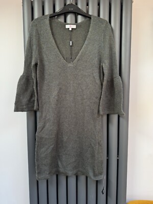 Neu mit Etikett Jasper Conran Strickpullover Kleid Gr. 10 Longpullover mit Wolle, Mohair