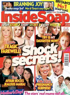 INSIDE SOAP 21/03/09 KEVIN WHATELY RYAN THOMAS JOHN PARTRIDGE CHARLIE BROOKS