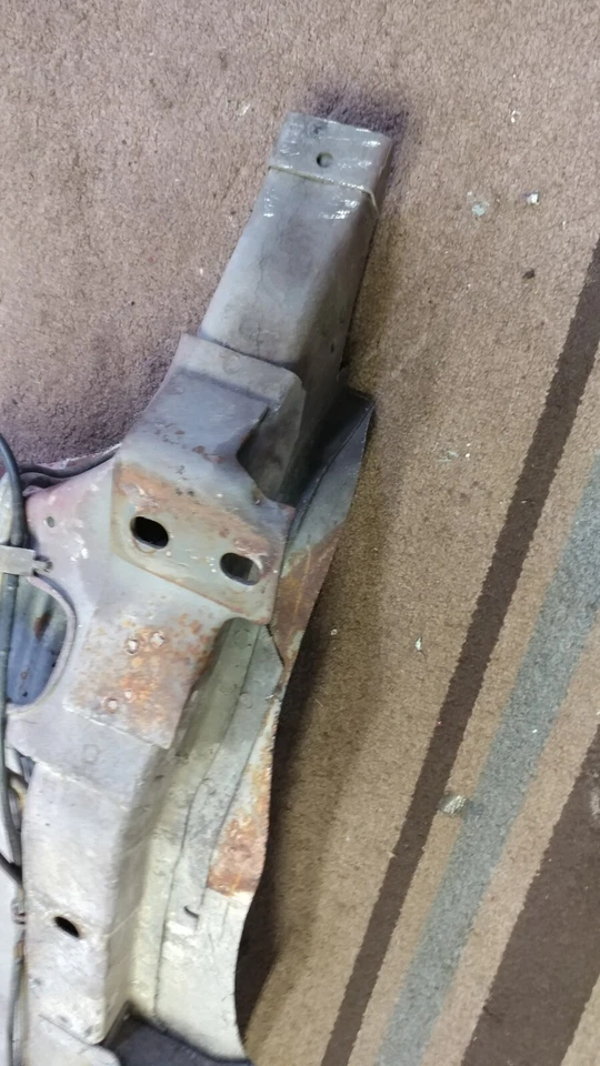 1987 - 1993 FORD MUSTANG PASSAGEIRO QUADRO DIANTEIRO TRILHO AVENTAL SEÇÃO METAL REPARO - Imagem 4 de 4