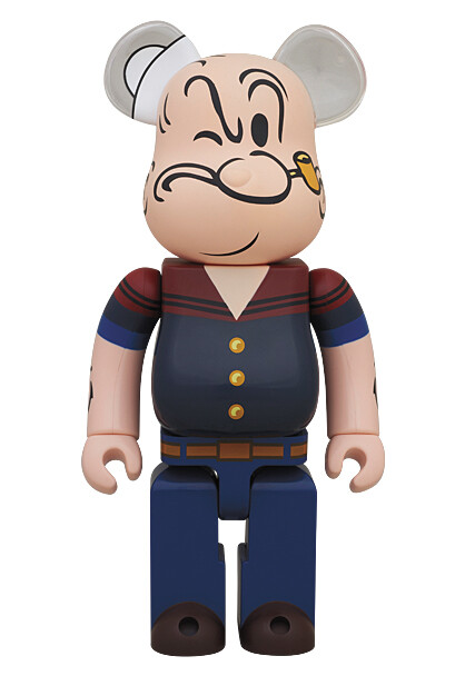 ベアブリック　ポパイ　400％　DRX　NAVY　BE@RBRICK Bearbrick Popeye The Sailor Man 400% DRX Navy Be@rbrick | eBay