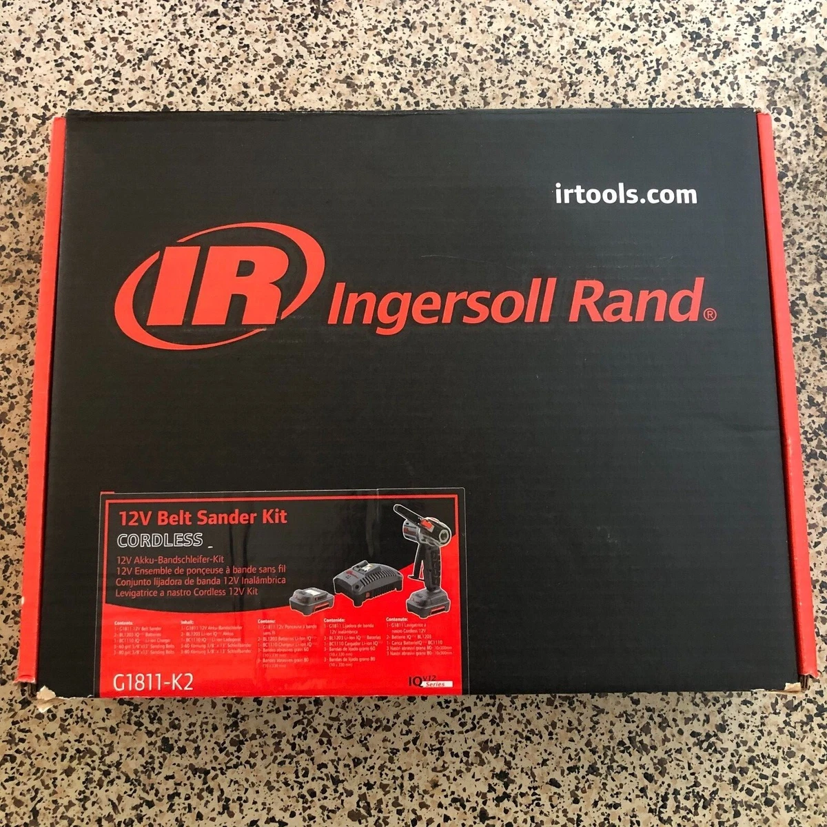 Ingersoll Rand G1811 K2 IQV12 Series G1811 Belt Sander Kit eBay