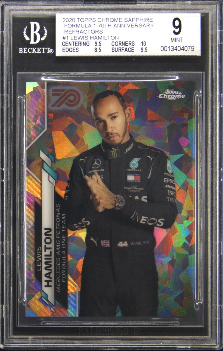 2020 TOPPS CHROME SAPPHIRE EDITION FORMULA 1 REFRACTORS LEWIS