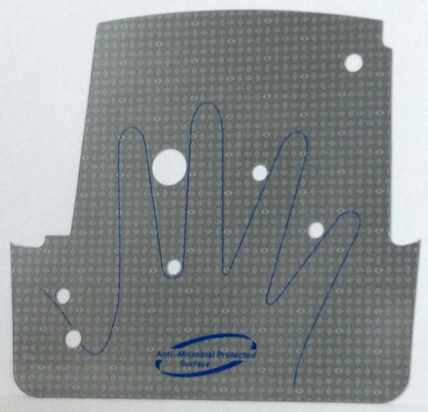 RSI SCHLAGE- INGERSOLL RAND NEW HANDPUNCH 1000 2000 3000 4000 PLATEN OVERLAY NEWEST ANTI-MICROBIAL SURFACE