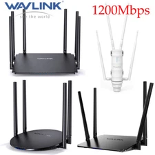 1200Mbps WiFi Router Dual Band Wireless Repeater Mesh WiFi Router upto 1500sq.ft
