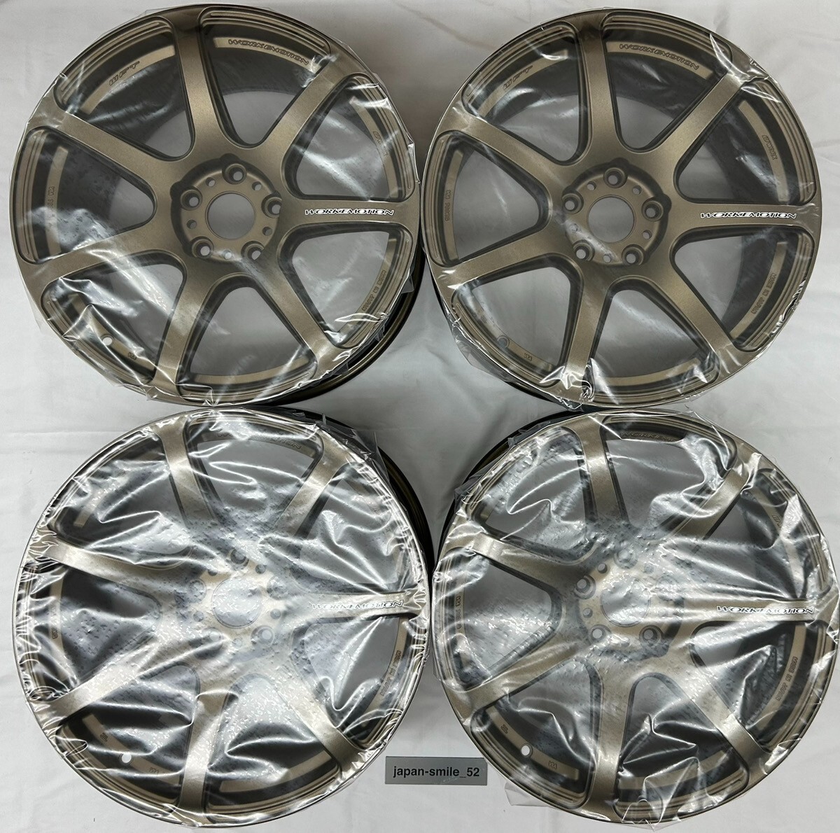 WORK EMOTION T7R WHEEL (4pcs) 18 inch 9.5J 38 114.3 5H AHG | eBay