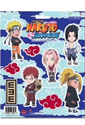 Naruto Shippuden Chibi Character Magnet Collection Anime Licensed NEW