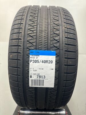 1 Used Yokohama AV7813 GT P305/40R20 3054020 305/40/20 112 V - 9/32