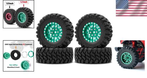 OGRC 1.2" Beadlock Wheels with 7mm Offset - Superior Grip for RC Crawlers - Picture 2 of 9