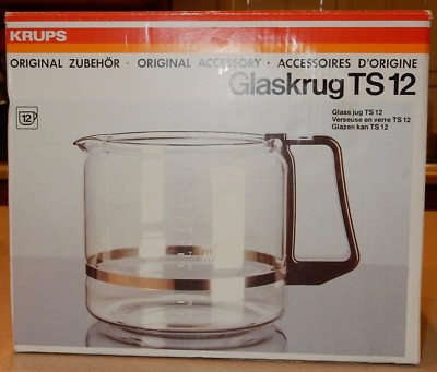 Krups Glaskrug TS 12 TS12 Coffee Maker Glass Carafe NEW 12 Cup