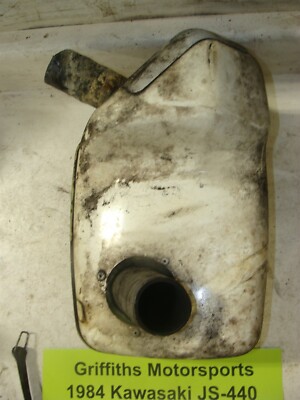 1984 85 86 87 KAWASAKI JS440 JET SKI 550 OEM MUFFLER WATERBOX