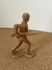 Greenbrier International Toy Plastic Army Man-Military Soldier-4" Brown