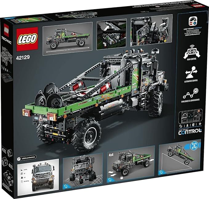LEGO 42129 Technic 4x4 Mercedes-Benz Zetros Trial Truck Toy | eBay