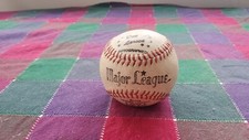 Genuine early 1960's USA Baseball - says Don Larson Autographed
