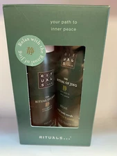 2 Pack GiftSet New Rituals The Ritual Jing Shower Gel  and Body Scrub 