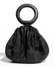 Simon Miller Bonsai Scrunch Ring Top-handle Bag Black $590