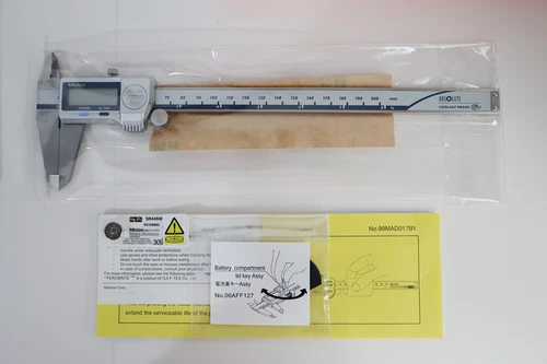 Mitutoyo 500-753-20 0-8" Digimatic Caliper, 0005" 0/01 mm No SPC, IP67