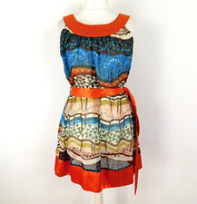 Envie Collection Multicolored Dress Size L/XL Pattern Lined