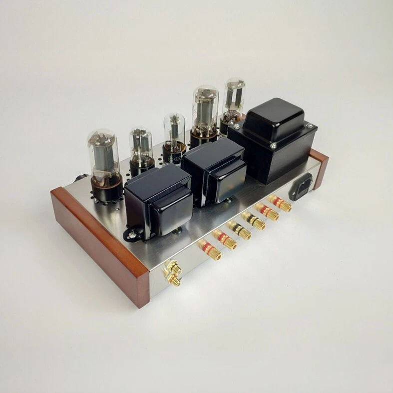 Finished 6P3P Tube Single-ended Class A Power Amplifier Stereo HiFi 7W+7W Amp - Image 3 of 3