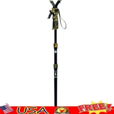 Adjustable Gun Monopod Shooting Stick Lightweight Trigger V Yoke Stabilizer New