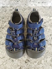 Keens Boys Big Kids Newport H2 Sandals Size 3 Blue Depths/Gargoyle