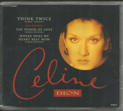 CELINE DION Think Twice RARE 3 TRX Austria LIMITED CD Single SEALED USA Seller 
