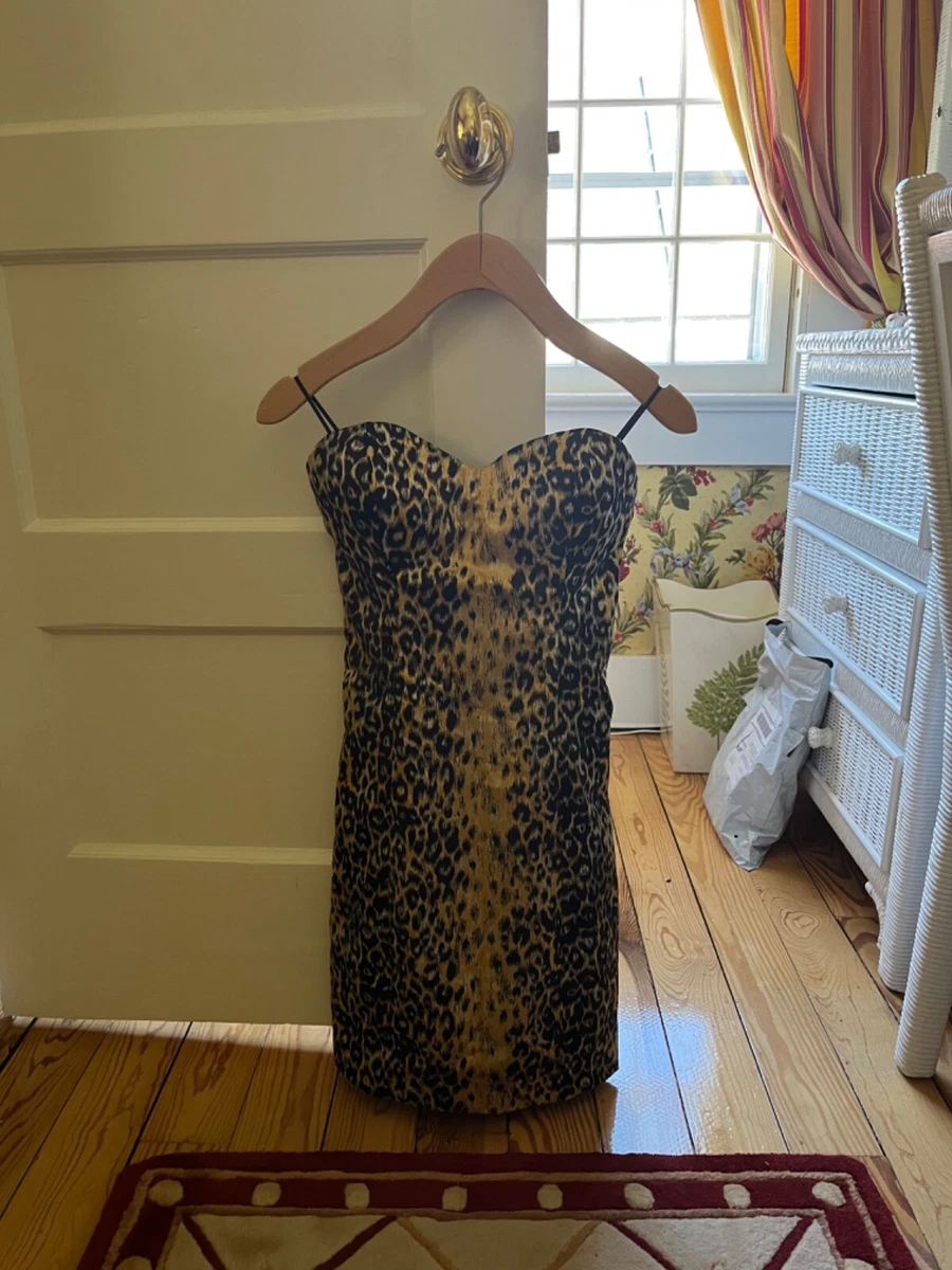 Guess leopard print dress sales