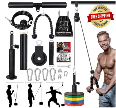 Placa de peso Pin de carga Fitness LAT Cable Sistema de polea Gimnasio, Equipo