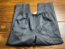 Draper's  Damon's Pants, Women's Size 8P Petite, Black, Pull On, Pleated