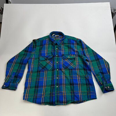 Vintage Five Brother Flannel Shirt Mens Size XL Plaid Long Sleeve Union USA | eBay Vintage Five Brother Flannel Shirt Mens Size XL Plaid Long Sleeve Union USA | eBay