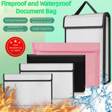 Fireproof Waterproof Faraday Bag Anti-Hacking Signal Blocker Storage Pouch