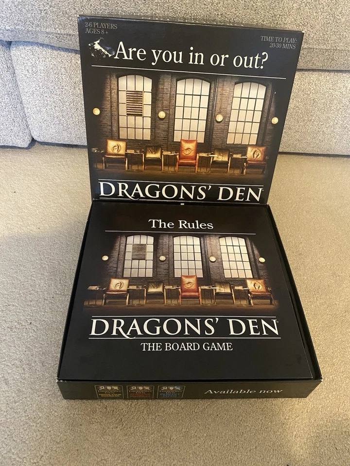Dragons Den The Board Game Are You In Or Out BBC TV Complete - Image 2 of 4