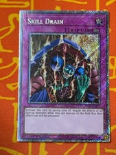 YUGIOH SKILL DRAIN PLATINUM SECRET RARE 1ST NM RA02-EN077